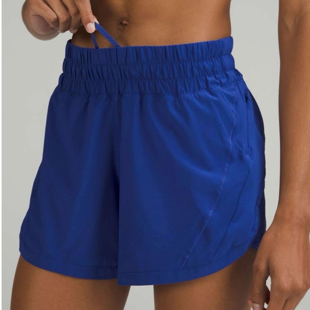 Lululemon Track That 5” Short in Psychic blue
